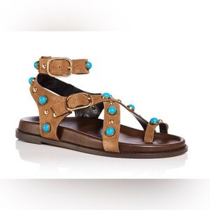 Aqua Women's Jazzy Embellished Sandals
